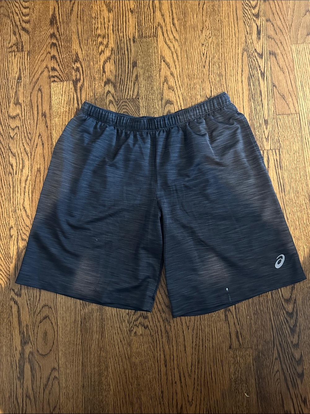 Asics Men's Dark Gray Heather Athletic Shorts